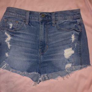 Distressed shorts